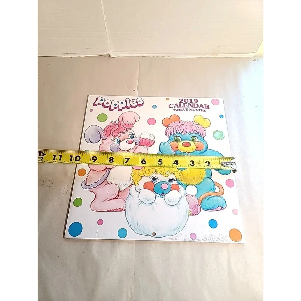 New Sealed 2019 Popples Wall Calendar